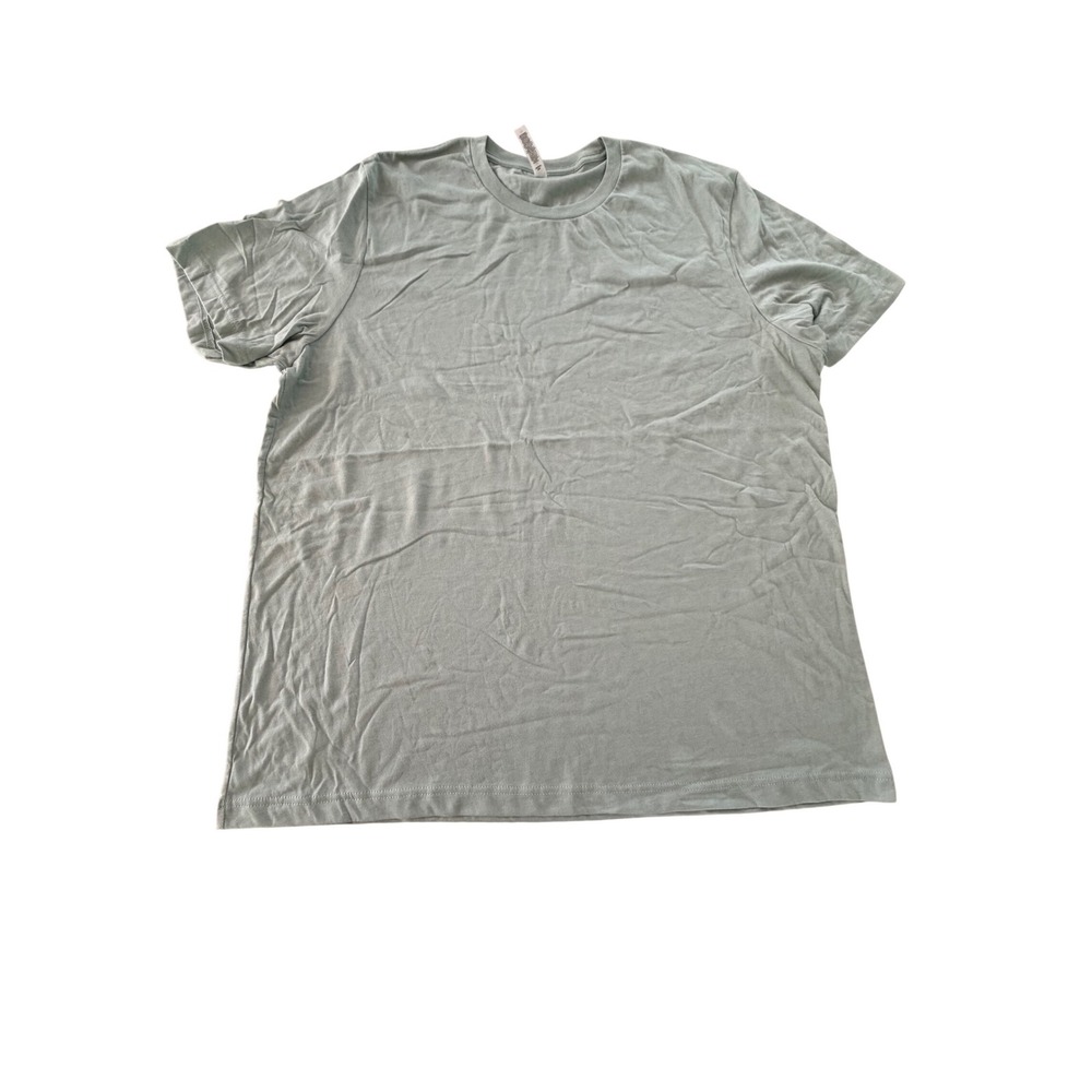 Bella + Canvas Mens 2XL Sage Green Heather Short Sleeve Crewneck T-Shirt 3001CVC